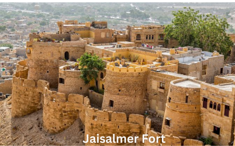 Jaisalmer Fort at night – golden fortress in Thar Desert, Rajasthan