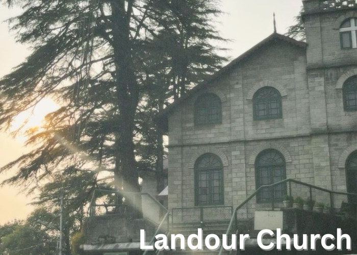 Peaceful hill town of Landour surrounded by pine forests near Mussoorie, Uttarakhand
