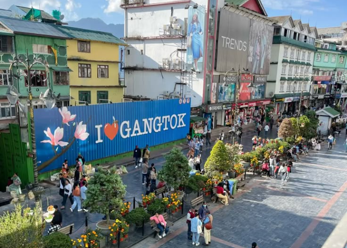 Gangtok city view – Starting point of 7 Days in Sikkim Itinerary travel guide