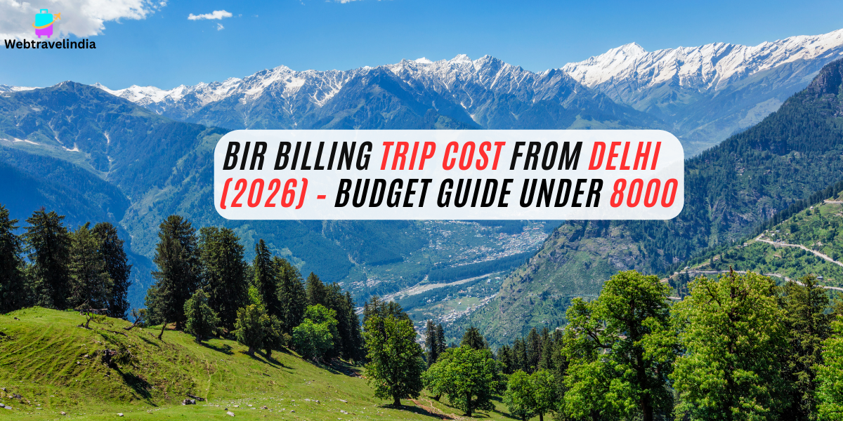 Bir Billing trip cost from Delhi under 8000 budget guide