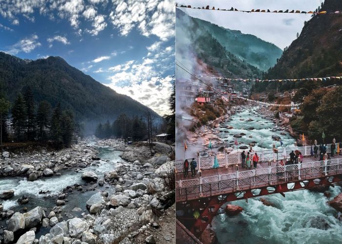 Kasol riverside cafes travel experience