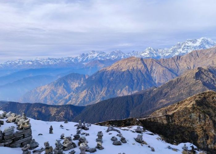 Scenic view of Chopta known as Mini Switzerland of Uttarakhand